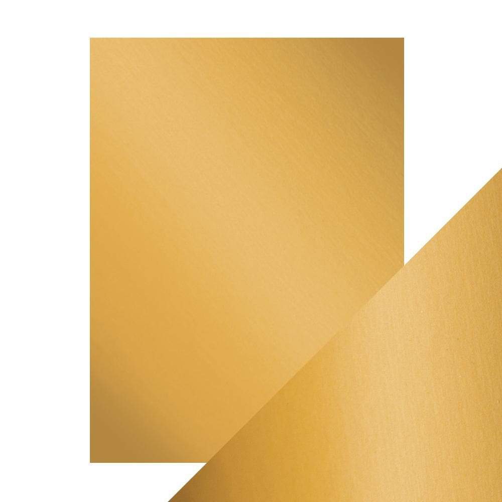 Craft Perfect - Mirror Card Satin - Honey Gold - 8.5