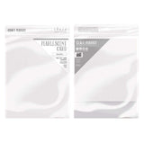 Load image into Gallery viewer, Craft Perfect - Pearlescent Card - Pearl White - 8.5&quot; x 11&quot; (5/PK) - tonicstudios
