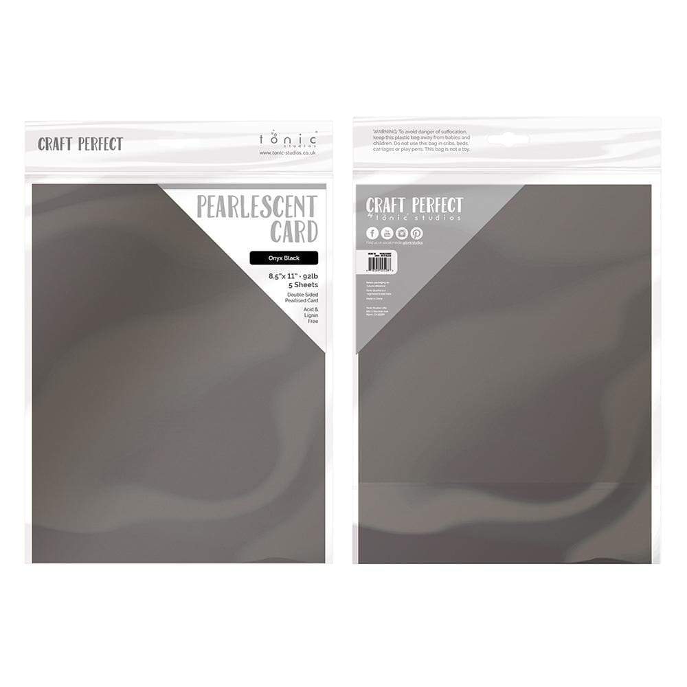 Buy PLIKE Black Plastic Like Soft Touch 8.5 x 11 Card Stock - 9 Sheets  (NPCBK534-A)