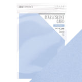 Load image into Gallery viewer, Craft Perfect - Pearlescent Card - Blue Cashmere - 8.5&quot;x11&quot; (5/PK) - 9548e