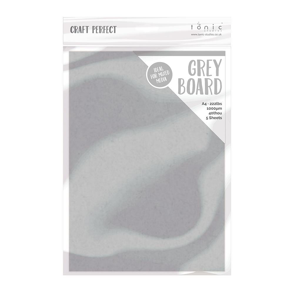 Craft Perfect Grey Board A4 5/Pkg