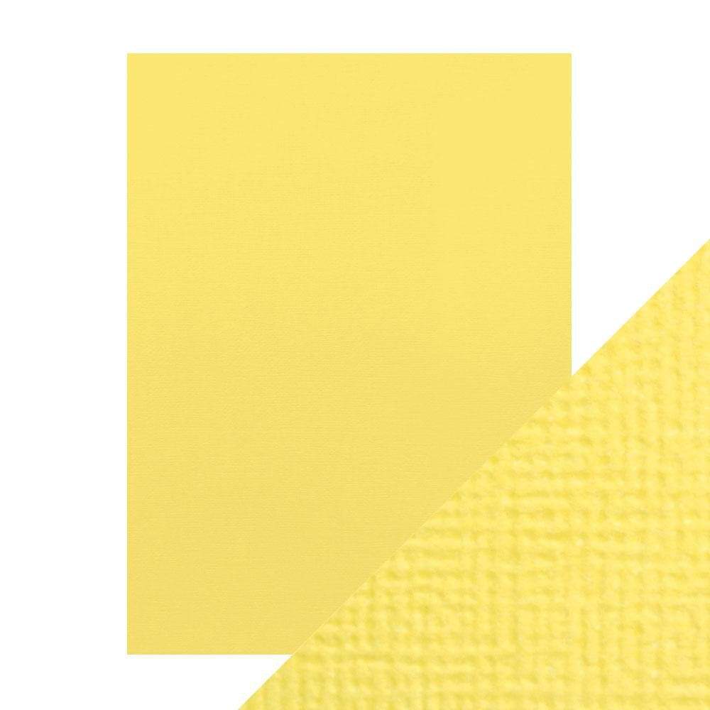 Craft Perfect Weave Textured Classic Card 8.5 inchx11 inch 10/Pkg-Marigold Yellow
