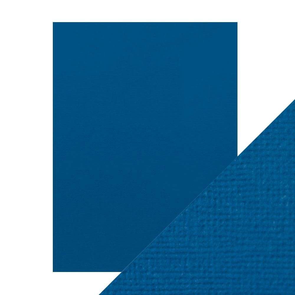 Craft Perfect Weave Textured Classic Card 8.5 inchx11 inch 10/Pkg-French Blue