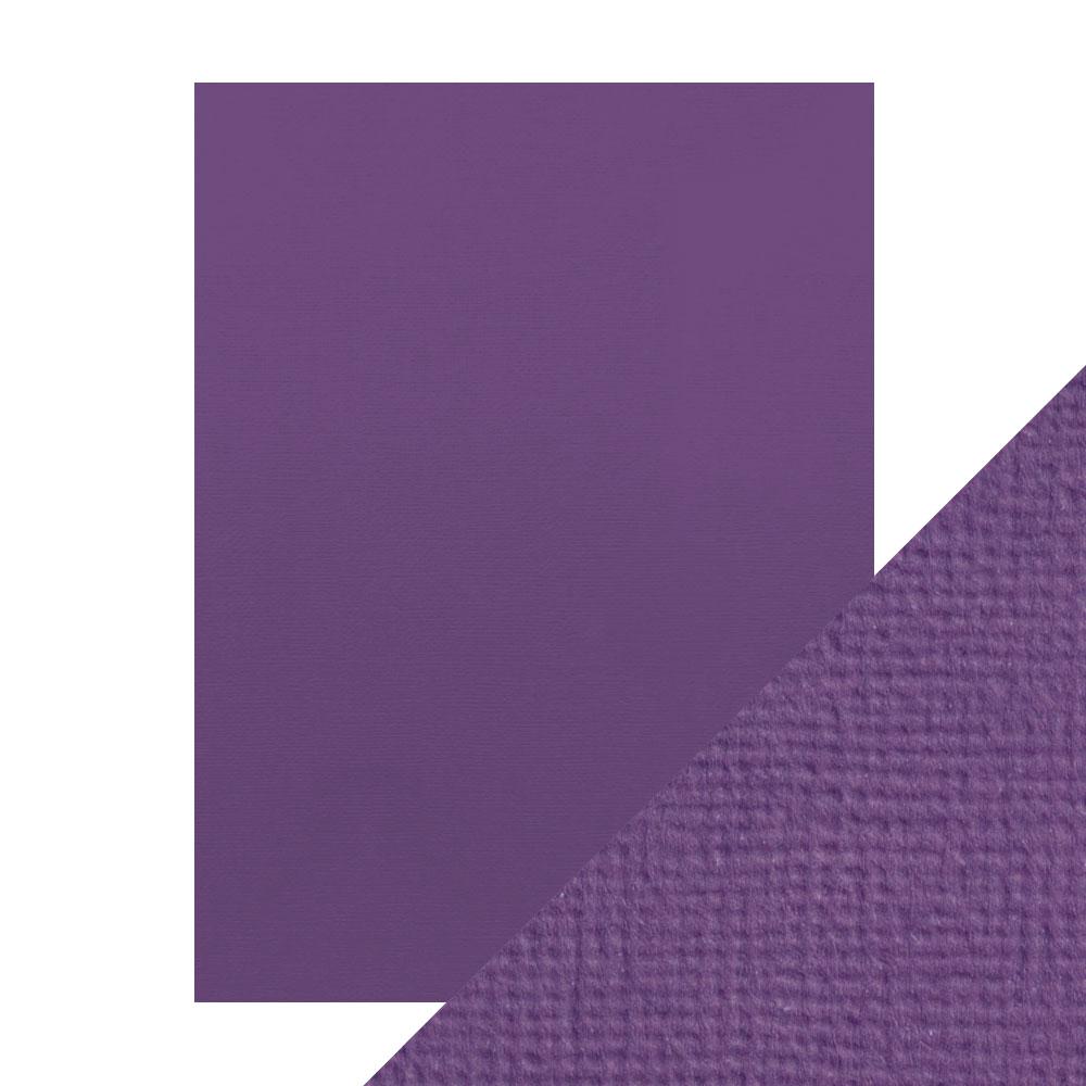 Craft Perfect - Classic Card - Amethyst Purple - Weave Textured - 8.5