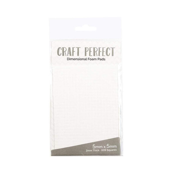Craft Perfect - Adhesives - Dimensional Foam Pads - 5mm (609 pads) - tonicstudios
