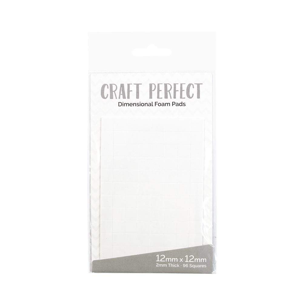 Craft Perfect - Adhesives - Dimensional Foam Pads - 12mm (69 pads) - tonicstudios