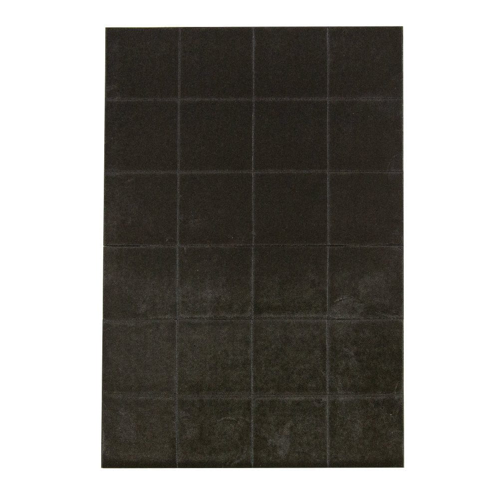 Craft Perfect - Adhesives - Dimensional Foam Pads - Black - 25mmx25mm Squares - 24 Squares - 9755e
