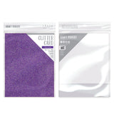 Load image into Gallery viewer, Craft Perfect - Glitter Card 8.5&quot;x11&quot; - Nebula Purple (5/PK) - 9966e