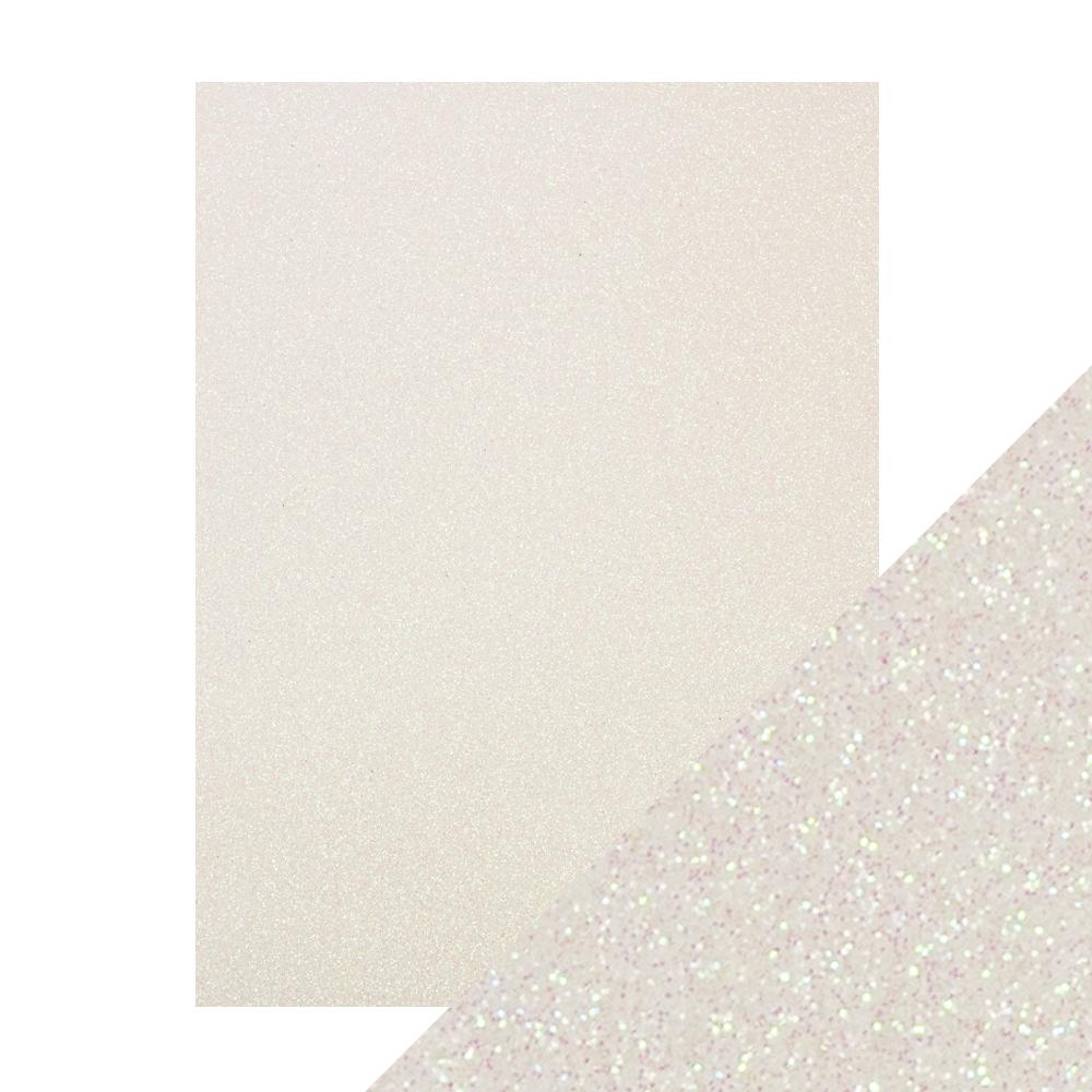 Craft Perfect - Glitter Card - Sugar Crystal - 8.5