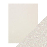 Load image into Gallery viewer, Craft Perfect - Glitter Card - Sugar Crystal - 8.5&quot; x 11&quot; (5/PK) - tonicstudios