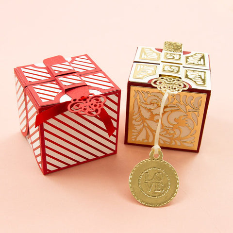 Ribbon and Key Gift Box - Showcase Die Set - 5242e