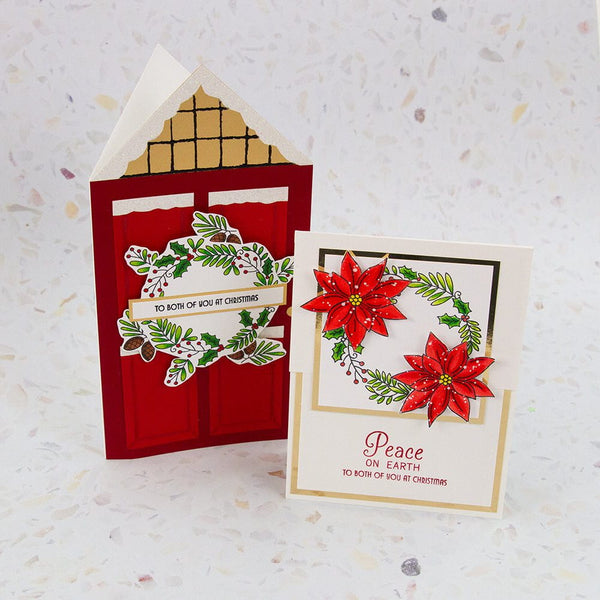 Tonic Studios - Christmas Cheer Stamp and Stencil Set - 4973e