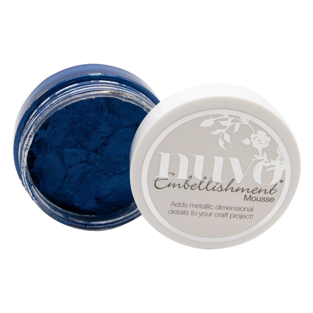Nuvo - Embellishment Mousse - High Tide Blue - 1409n