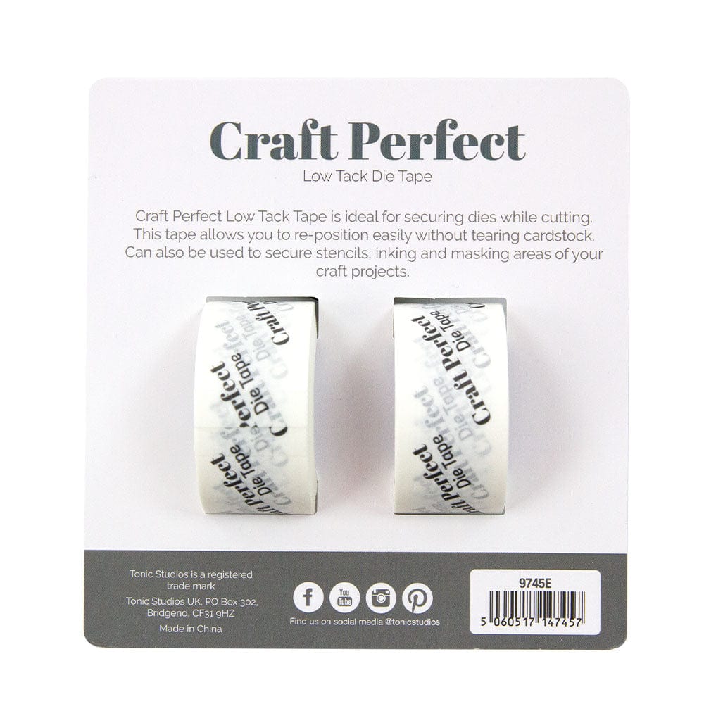 Craft Perfect - Adhesives - Low Tack Die Tape - 9745e – Tonic Studios USA