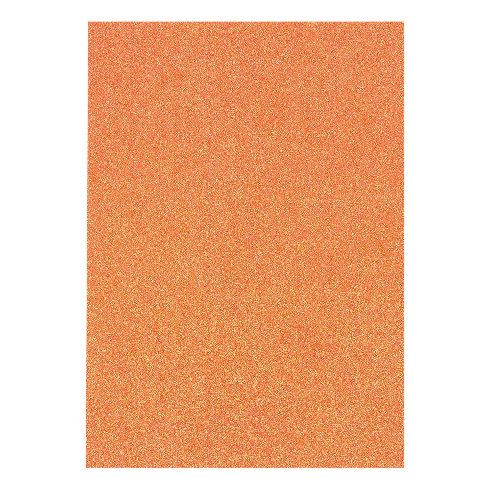 8 × 11.5 Orange Glitter Foam Sheets - Pack of 20 Glitter Foam Sheets - CB  Flowers & Crafts