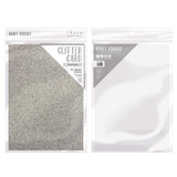 Load image into Gallery viewer, Craft Perfect Glitter Card Craft Perfect – Glitter Card - Silver Screen - A4 - 250gsm - 5 Sheets - 9941E