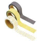 Load image into Gallery viewer, Craft Perfect Washi Tape Craft Perfect - Washi Tape - All That Glitters  - (15mm/5m) - 3 Rolls - 9325E