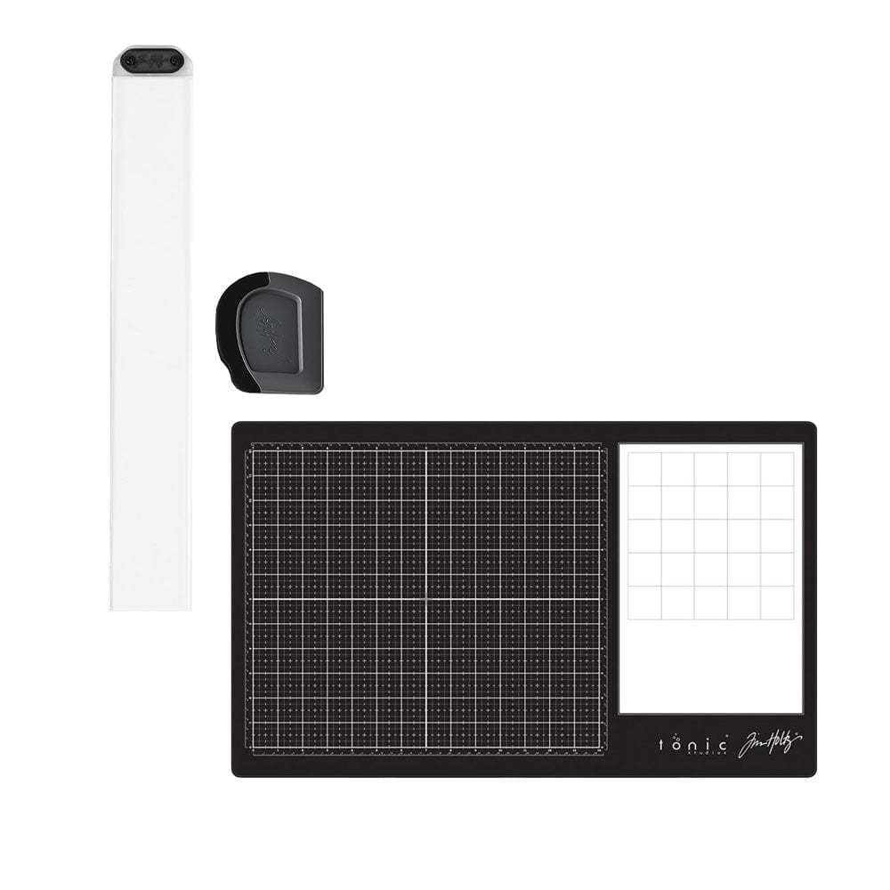 Tim Holtz Right Handed Media Mat & Tool Set Bundle