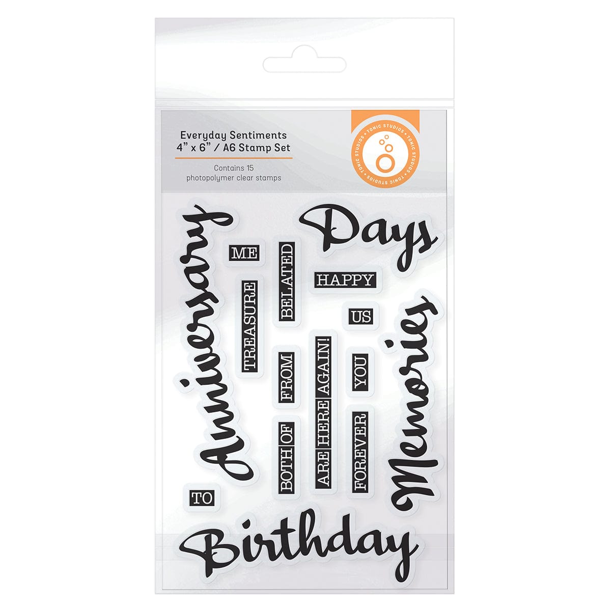 Tonic Studios bundle Everyday Sentiment Die & Stamp Set - BF23-03