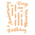 Tonic Studios bundle Everyday Sentiment Die & Stamp Set - BF23-03