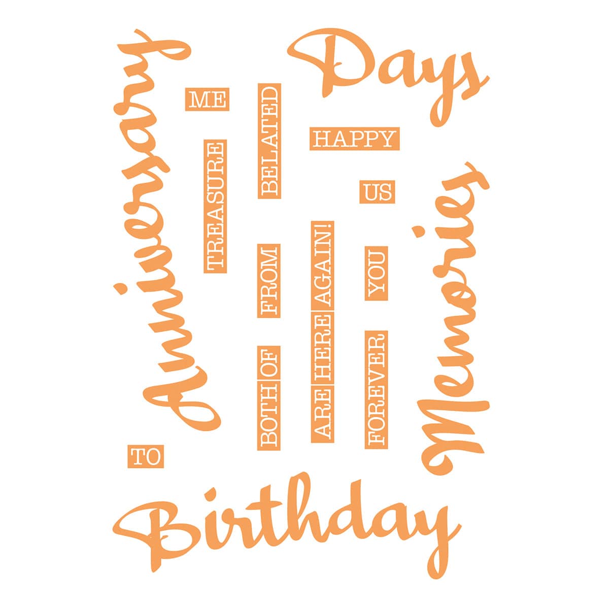 Tonic Studios bundle Everyday Sentiment Die & Stamp Set - BF23-03