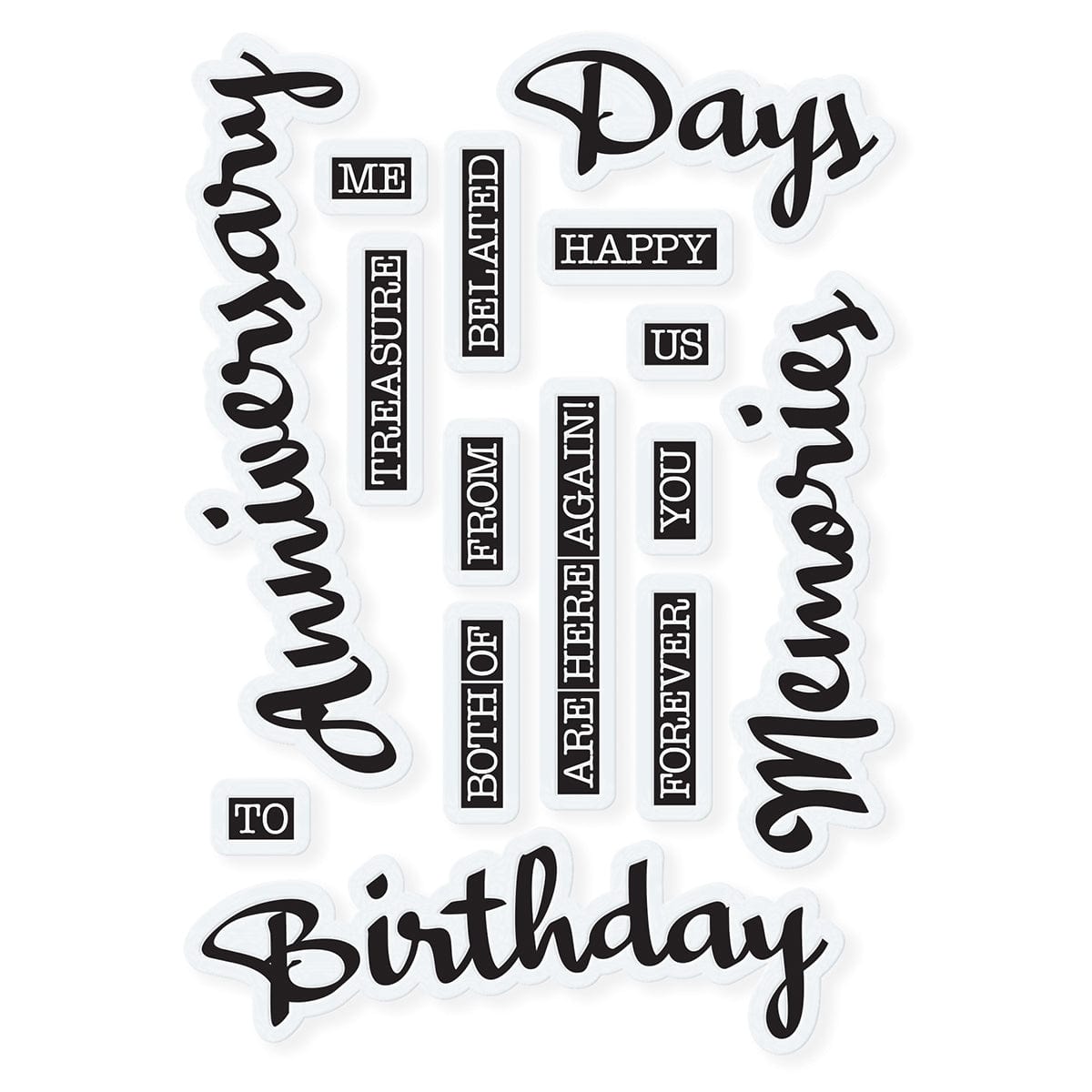 Tonic Studios bundle Everyday Sentiment Die & Stamp Set - BF23-03