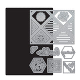 Load image into Gallery viewer, Tonic Studios bundle Hexagon &amp; Diamond - Stamp &amp; Die Set -BFM02