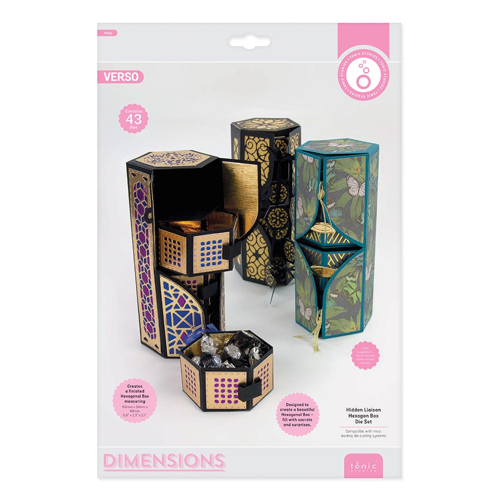 Tonic Studios bundle Hidden Affections Hexagon Collection - DB050