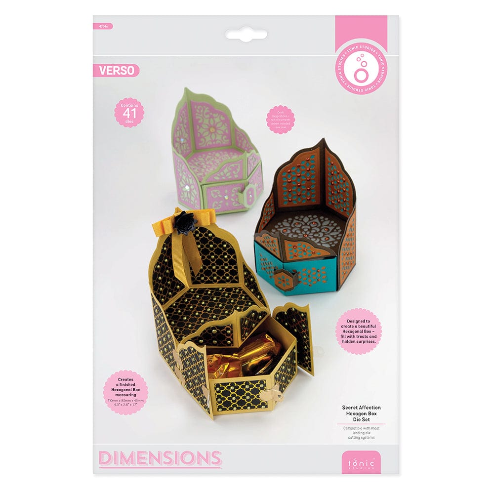 Tonic Studios bundle Hidden Affections Hexagon Collection - DB050