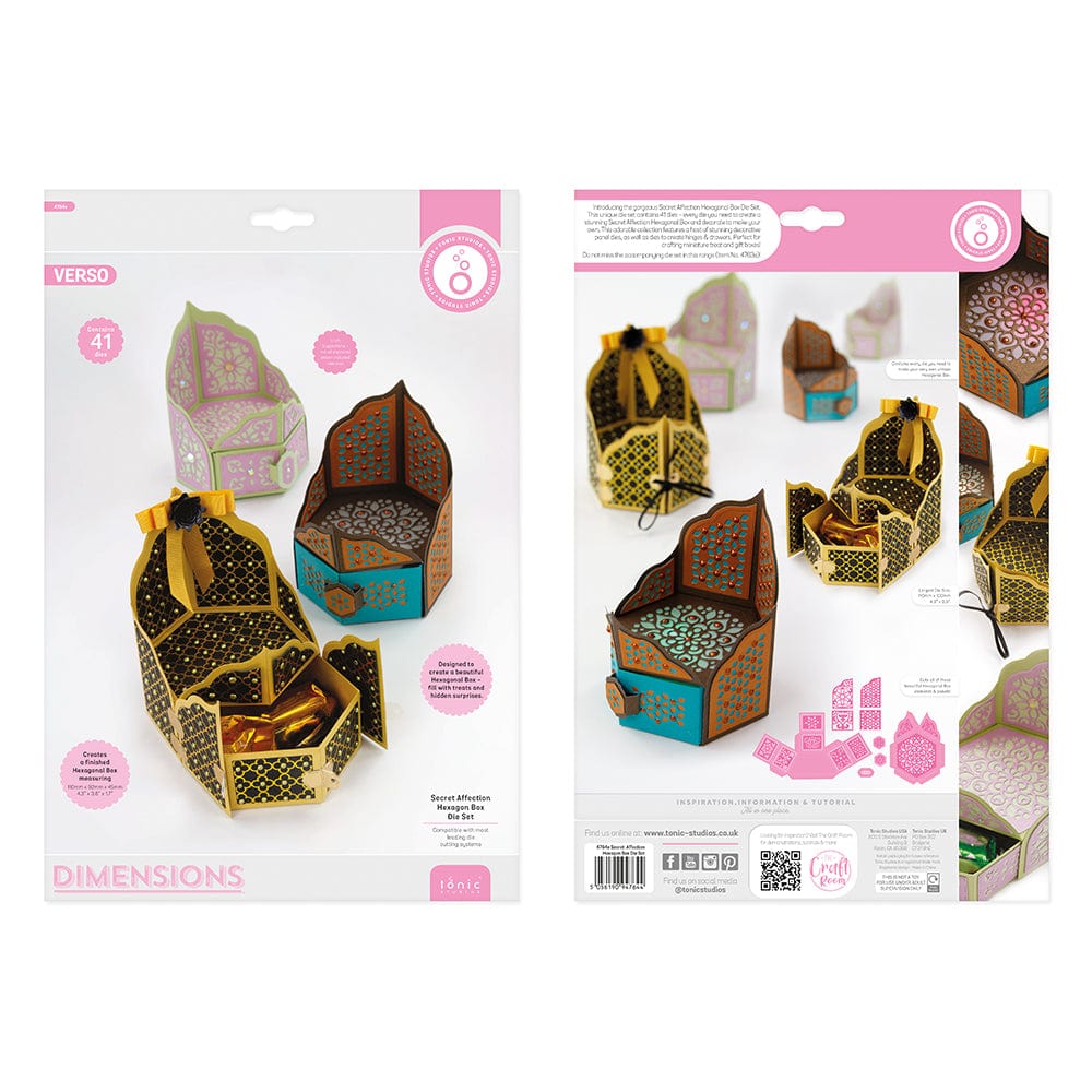 Tonic Studios bundle Hidden Affections Hexagon Collection - DB050