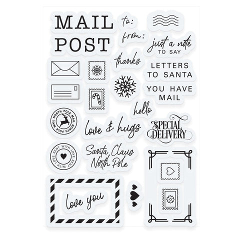 Tonic Studios bundle Special Delivery Post Box Die & Stamp Set - 5319e