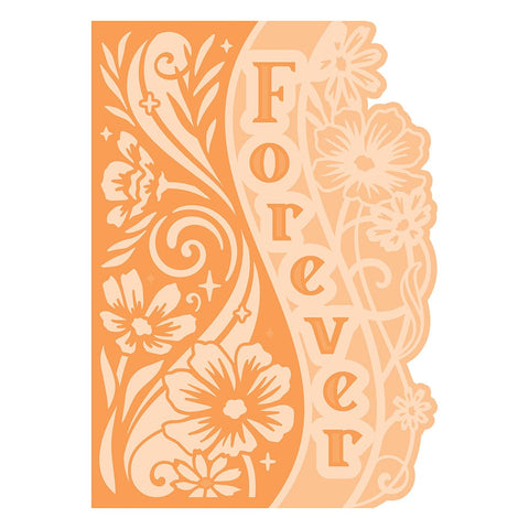 Tonic Studios Designers Choice Waved Edges Die Set - Forever Florals - 5043e