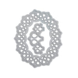 Load image into Gallery viewer, Tonic Studios Die Cutting Delicate Lattice Ovals Die Set - 4694E