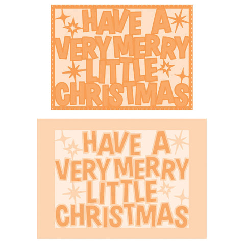 Tonic Studios Die Cutting Festive Frames - A Merry Little Christmas Die Set - 5290e