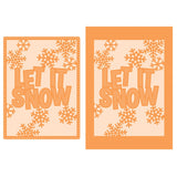 Load image into Gallery viewer, Tonic Studios Die Cutting Festive Frames - Let it Snow Die Set - 5291e
