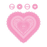 Load image into Gallery viewer, Tonic Studios Die Cutting Heart Layering Lace Gift Box &amp; Panels Collection - DB118