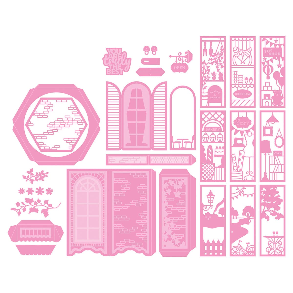 Tonic Studios Die Cutting Shopping the High Street Spinning Box - BF23-01