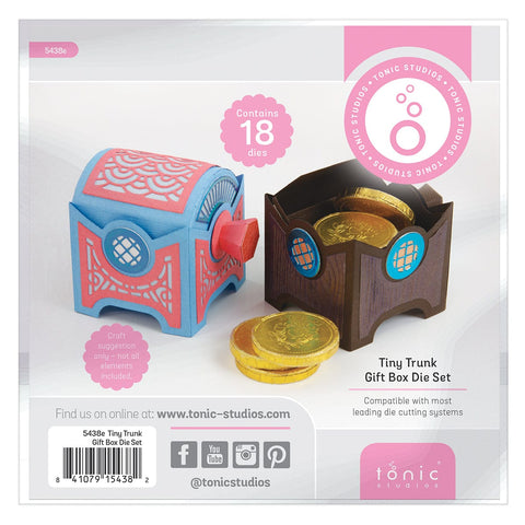 Tonic Studios Die Cutting Tiny Trunk Gift Box Die Set - 5438e