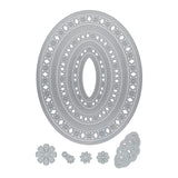 Load image into Gallery viewer, Tonic Studios Die Cutting Tonic Studios - Intricate Oval Layering Die Set - 5163E