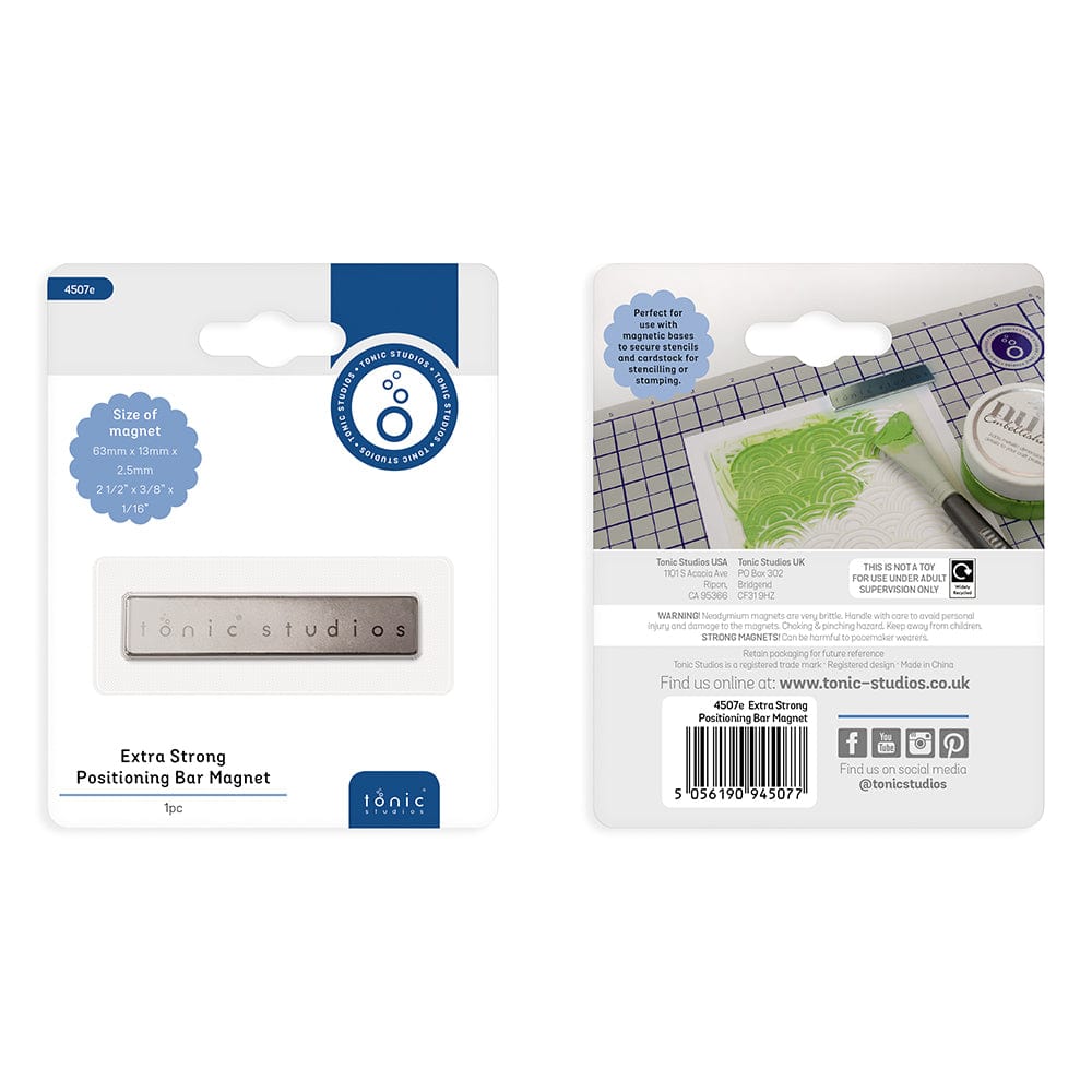 Tonic Studios Magnets Tonic Studios - Extra Strong Positioning Bar Magnet - 4507E