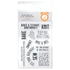 Tonic Studios Shaker Creator Creative Pastimes Collection Stamp Set - 5395e