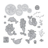 Load image into Gallery viewer, Tonic Studios Stamp Club Stamp Club - Fin-Tastic Mermaid - Stamp &amp; Die Set - SC23