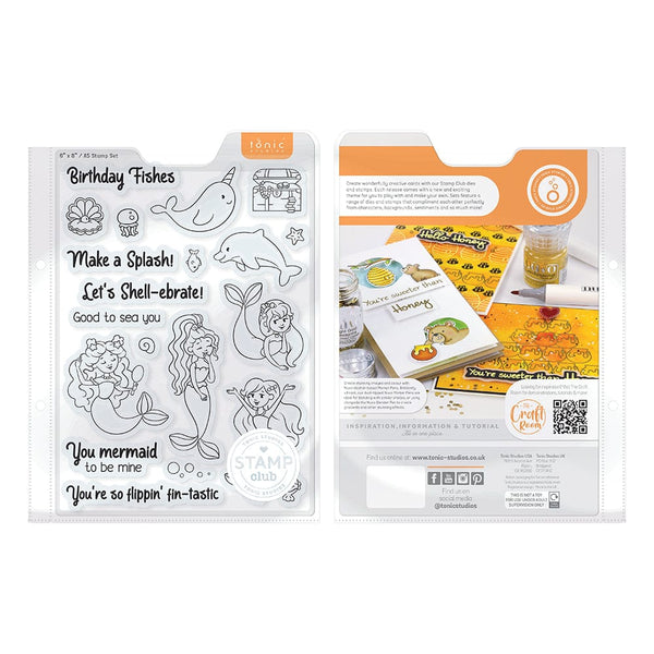 Tonic Studios Stamp Club Stamp Club - Fin-Tastic Mermaid - Stamp & Die Set - SC23