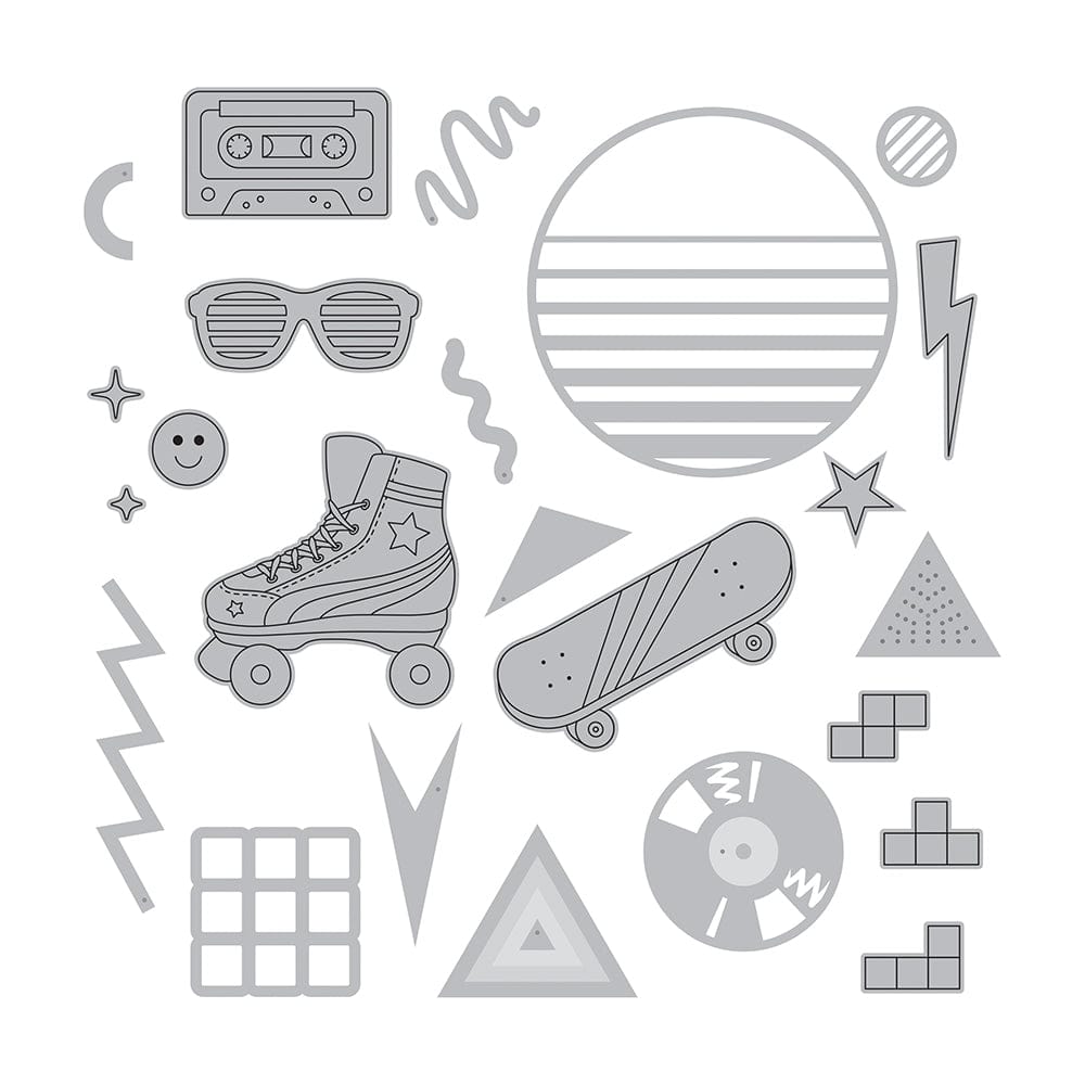 Tonic Studios Stamp Club Stamp Club - Good Vibes - Stamp & Die Set - SC26