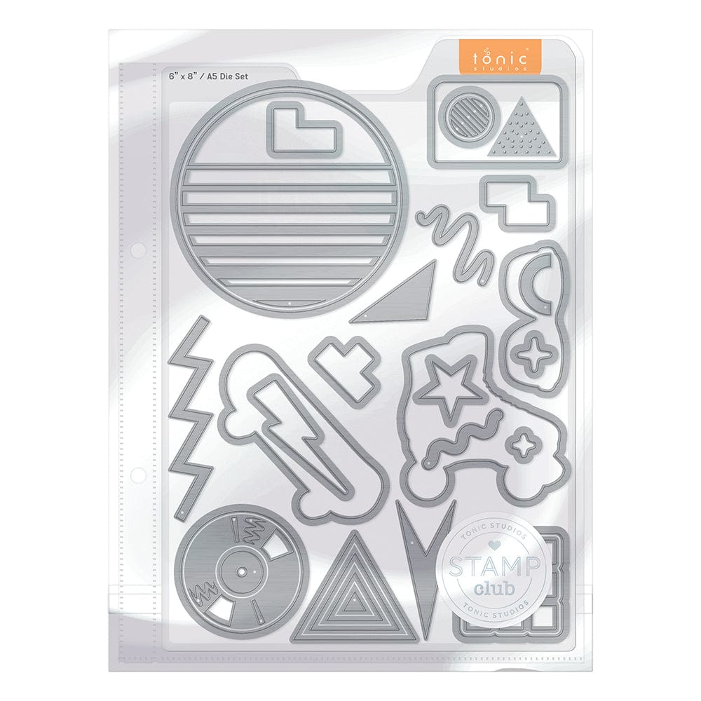 Tonic Studios Stamp Club Stamp Club - Good Vibes - Stamp & Die Set - SC26